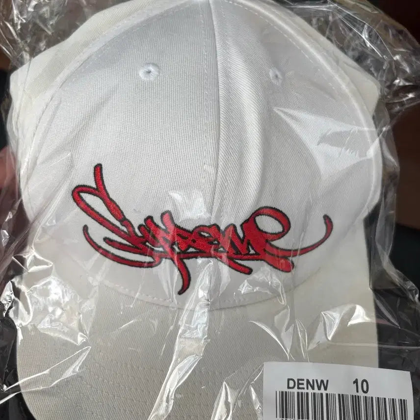 [BUNJANG] Supreme Handle Style 6-Panel Red Embroidered Logo Cap OS / 슈프림 핸들스타일 6패널 레드 자수 로고 OS