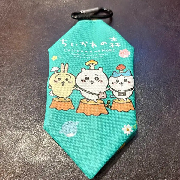 [BUNJANG] Cheeky-Cuteus (Munzakwi) Square Pouch Keychain (Unused) / (미사용) 먼작귀 치이카와 사각 파우치 키링