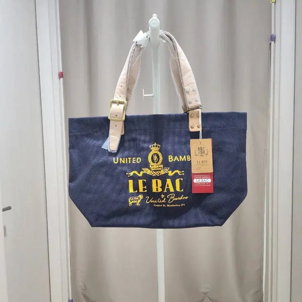 [BUNJANG] LE BAC Corduroy Tote Bag Navy / LE BAC 르백 코듀로이 토트백 네이비.무료배송