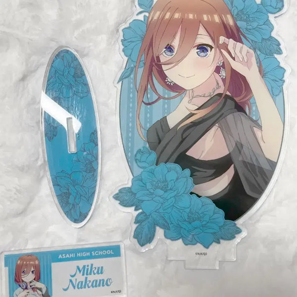 [BUNJANG] Nakano Miku Acrylic Stand & Name Tag Set / 나카노 미쿠 아크릴+명찰
