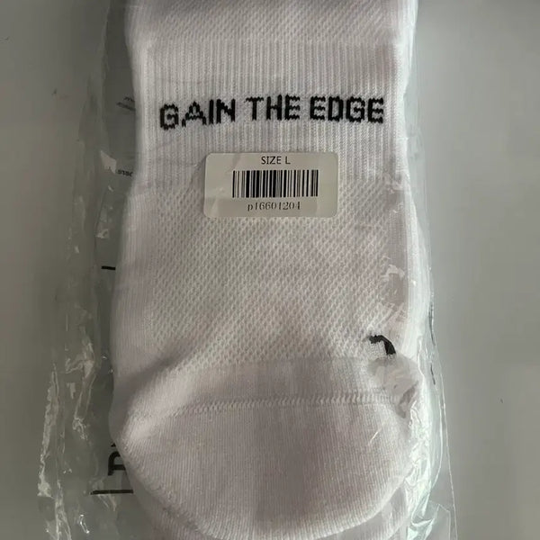 [BUNJANG] White Non-Slip Socks L (260-290) / 논슬립삭스 WD L(260-290)