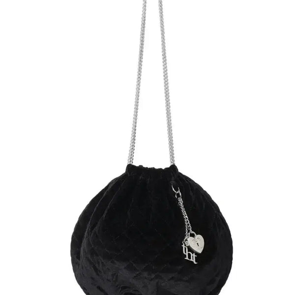 [BUNJANG] 3 TIMES Waffle Bucket Bag Black / 쓰리타임즈 가방 waffle bucket bag 와플 버킷 백 블랙