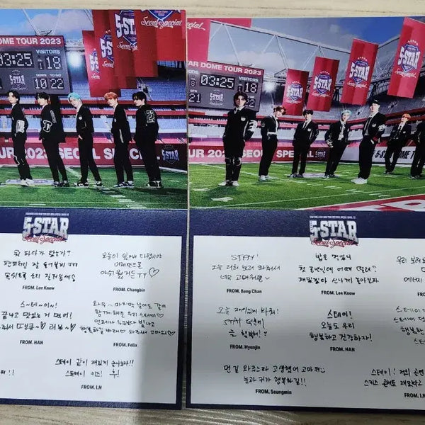 [BUNJANG] Stray Kids 2023 Gocheok Dome Entrance Gift Message Card / 스키즈 23년 고척돔 입장기프트 메시지 카드