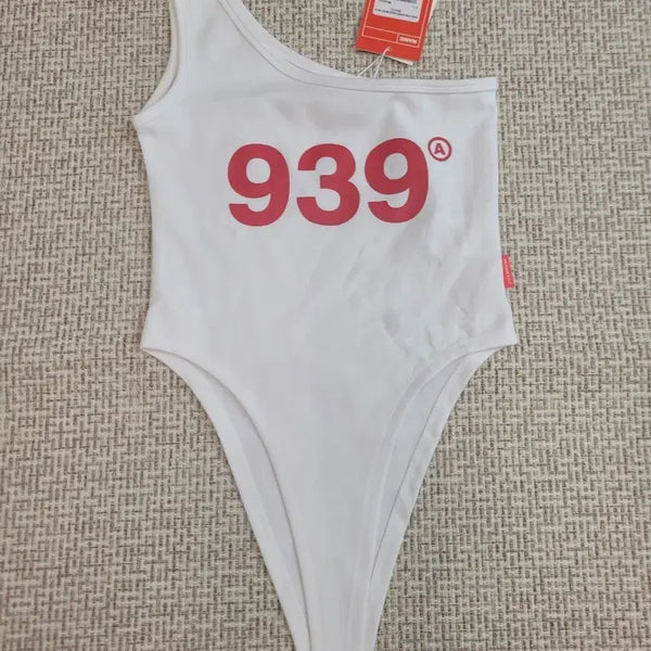 [BUNJANG] Archivebold 939 One-Shoulder Bodysuit White / 아카이브볼드 939 원숄더 바디수트 (새상품)