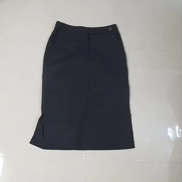 [BUNJANG] Smith 11 Black H-Line Long Skirt / 제평 smith 11  블랙 H라인 바스락 롱 스커트