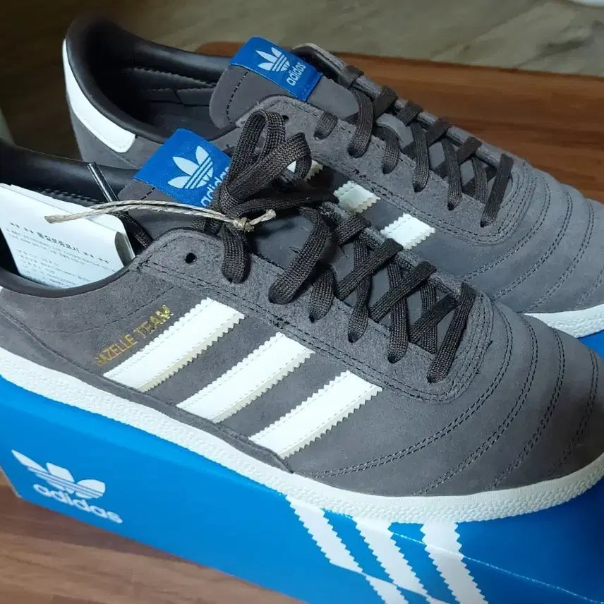 [BUNJANG] Adidas Gazelle Team Suede Grey 260 / 아디다스 가젤팀 스웨이드 그레이 260 새재품 팝니다