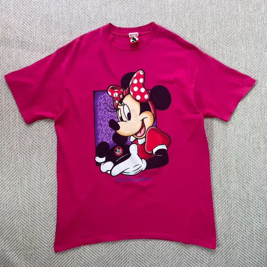 [BUNJANG] 90s Single Mickey Mouse Short Sleeve T-Shirt / 90s 싱글 미키마우스 반팔티셔츠