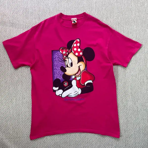[BUNJANG] 90s Single Mickey Mouse Short Sleeve T-Shirt / 90s 싱글 미키마우스 반팔티셔츠