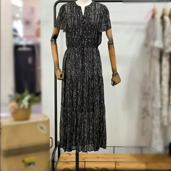 [BUNJANG] Thursday Island Pattern Long Dress / 써스데이아일랜드 패턴롱원피스