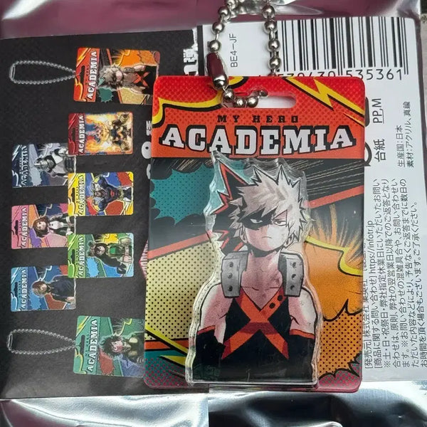 [BUNJANG] My Hero Academia Bakugo Jump Shop Original Art Double-Sided Keychain / 나히아 바쿠고 점프샵 원화 양면 키링