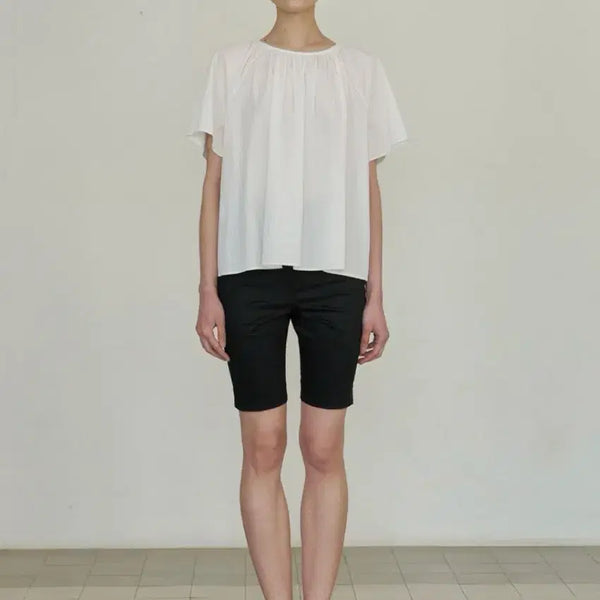 [BUNJANG] Mohe Rustle Blouse (Ivory) / 모헤 Rustle blouse (아이보리)