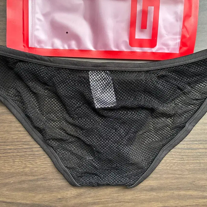 [BUNJANG] GX3 Mesh Black Men's Underwear / gx3 망사 블랙남성팬티