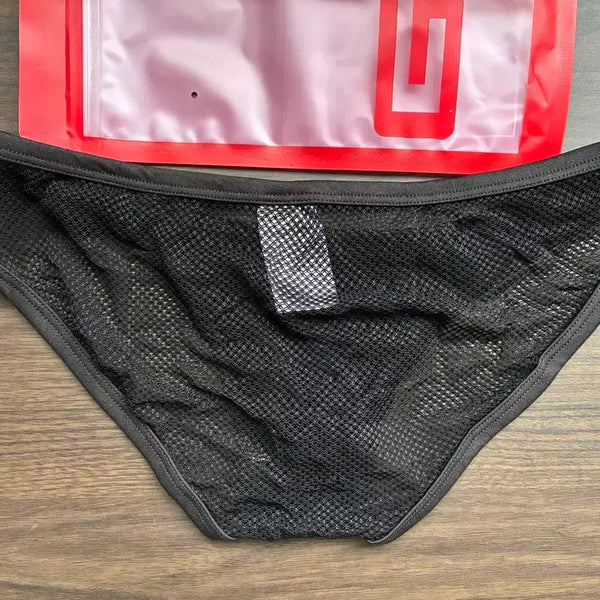 [BUNJANG] GX3 Mesh Black Men's Underwear / gx3 망사 블랙남성팬티