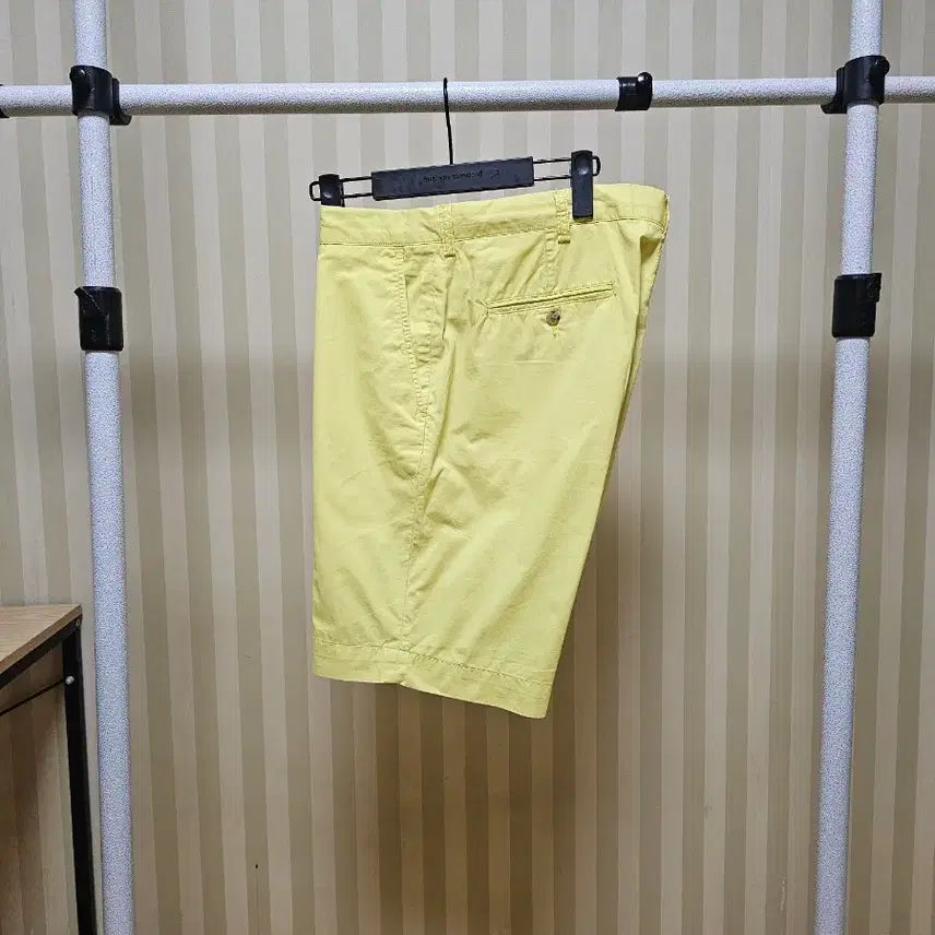 [BUNJANG] Polo Cotton Shorts Yellow / 폴로 팬츠 코튼 36