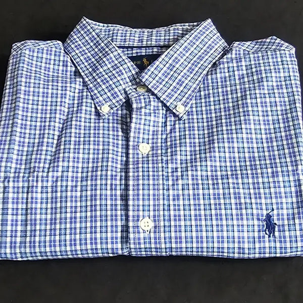 [BUNJANG] Polo Ralph Lauren Men's Long Sleeve Summer Check Shirt / 100정품 폴로 랄프로렌 남성 긴팔 여름체크 셔츠