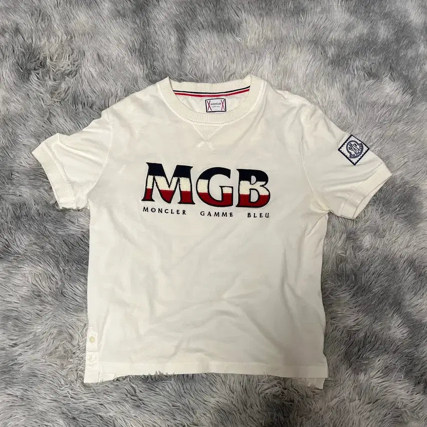 [BUNJANG] Moncler Gamme Bleu T-Shirt White XS / 몽클레어 감마블루 반팔