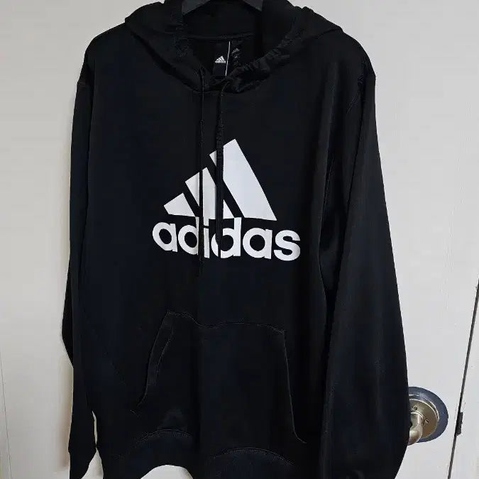 [BUNJANG] Adidas Sweat Pullover Fleece Hoodie (Size 3XL) / 아디다스 스웨트 풀오버 기모후드티 빅사이즈(521