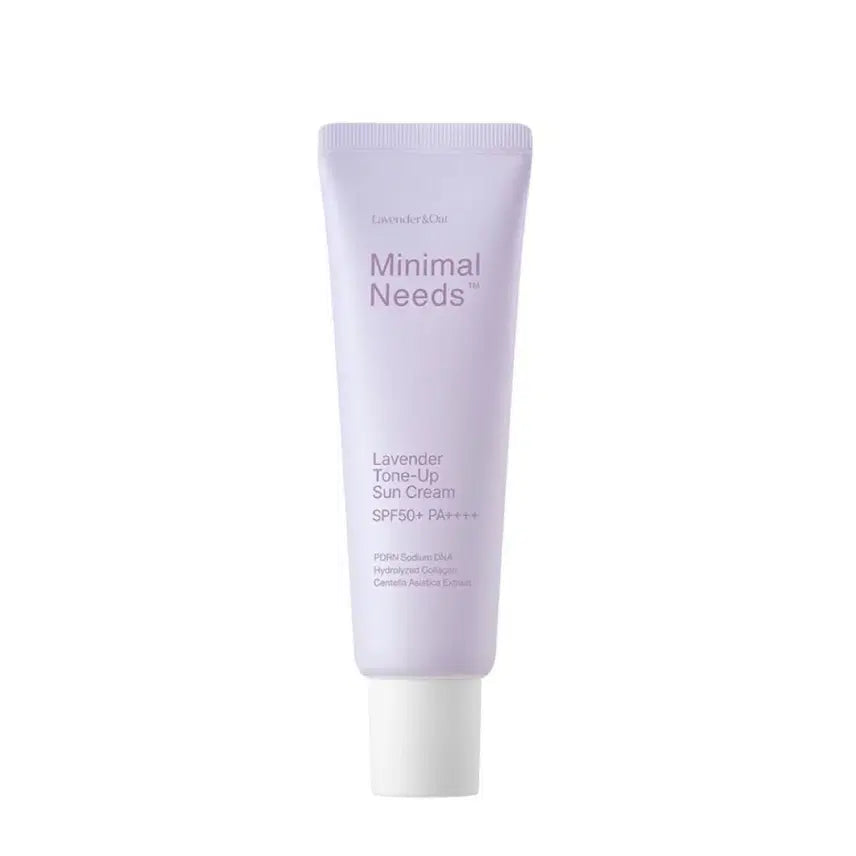 [BUNJANG] Minimal Needs Lavender Tone-Up Sun Cream SPF50+ PA++++ / 미니멀니즈 라벤더 톤업 선크림 새상품
