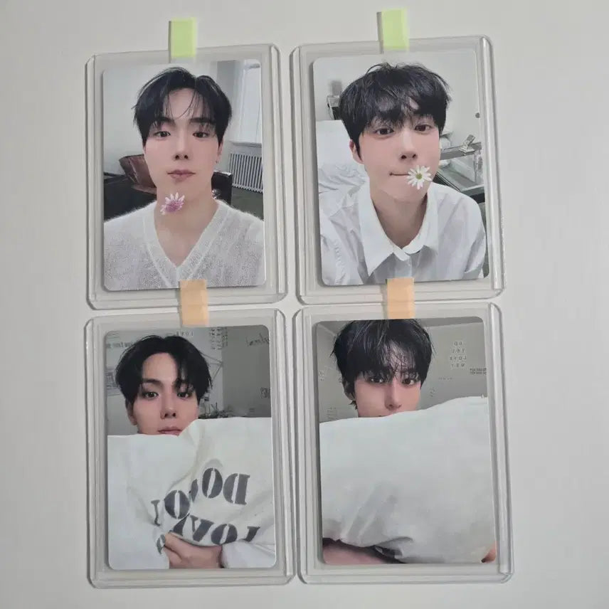 [BUNJANG] Shownu Hyungwon Starship Square Bundle Set Photocards / 몬스타엑스 셔누형원 스스퀘 특전포카 4장세트 일괄