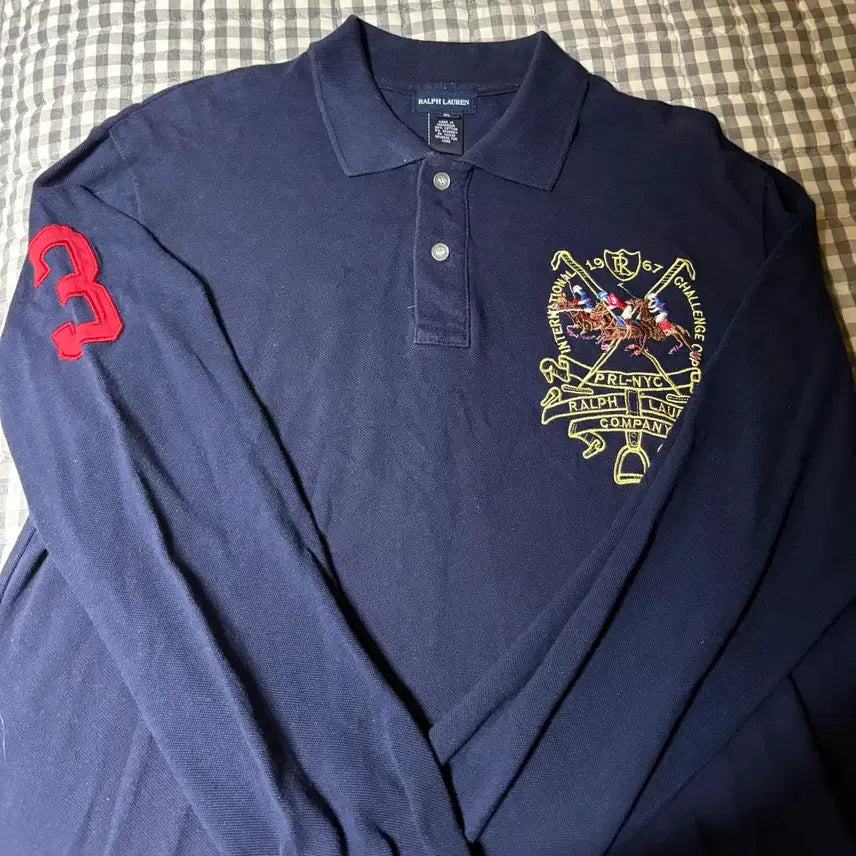 [BUNJANG] Polo Ralph Lauren Big Pony Long Sleeve Navy L / 폴로 빅포니 롱슬리브 네이비 l