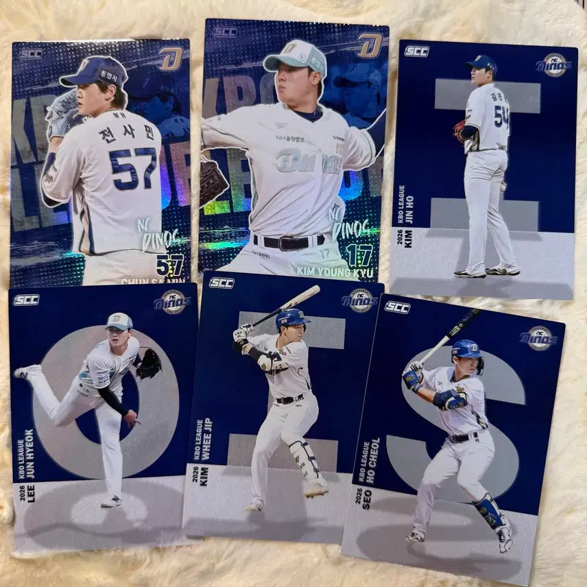 [BUNJANG] 2026 KBO NC Dinos Alphabet Holo Baseball Cards Bundle Set / 2026 KBO 야구카드 nc 다이노스 알파벳 홀로