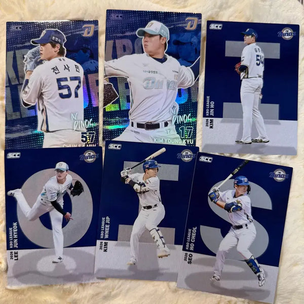 [BUNJANG] 2026 KBO NC Dinos Alphabet Holo Baseball Cards Bundle Set / 2026 KBO 야구카드 nc 다이노스 알파벳 홀로