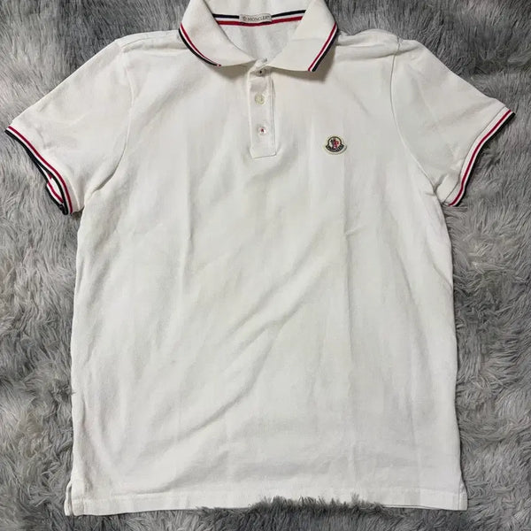 [BUNJANG] Moncler Logo Short Sleeve Polo T-Shirt / [급처정품]몽클레어 로고 반팔 카라티