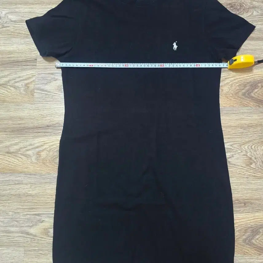 [BUNJANG] Black Short Sleeve Midi Dress / 블랙 반팔 원피스
