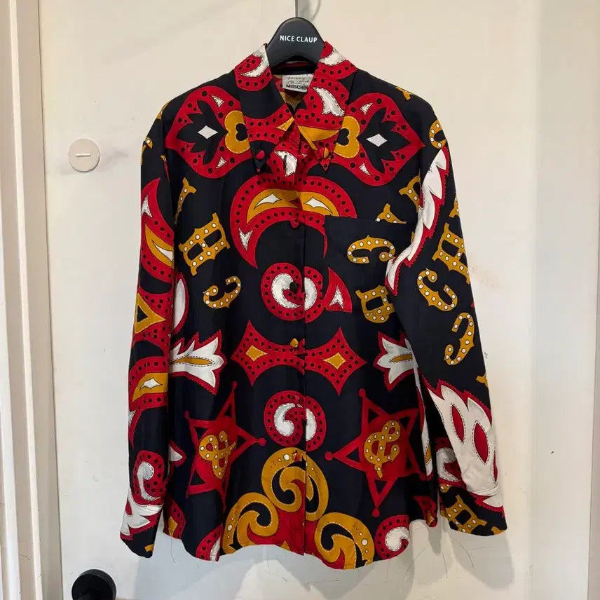 [BUNJANG] Moschino Pattern Shirt / 모스키노 패턴 셔츠