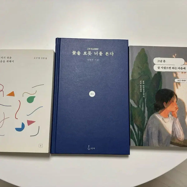 [BUNJANG] Bundle Set: Poetry and Essay Books / 책 일괄 판매(나태주시집, 오수영산문집, 윤글에세이)
