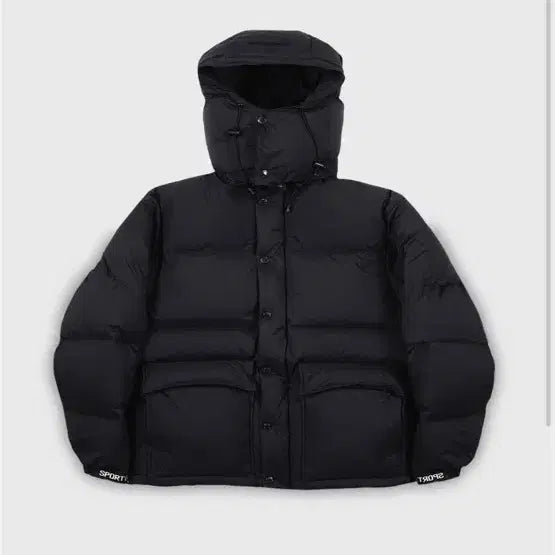 [BUNJANG] Heritage Floss Ripstop Padding Black S / 헤리티지플로스 립스탑 패딩 블랙S