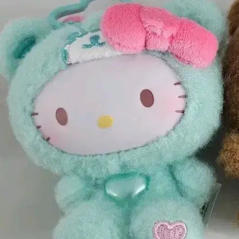 [BUNJANG] Toptoy Kitty Teddy Pajama Doll Keyring / 탑토이 키티 테디파자마 인형 키링 민트색