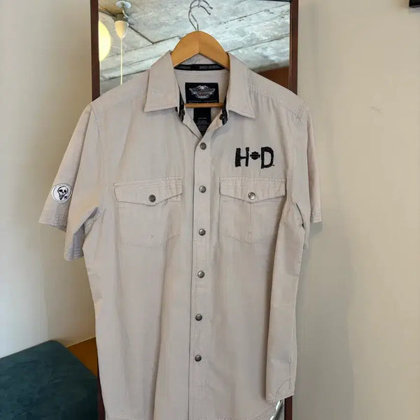 [BUNJANG] Harley-Davidson Short Sleeve Shirt / 할리데이비슨 반팔 셔츠