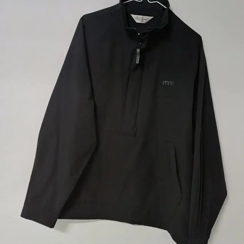 [BUNJANG] La Foudy Store Anorak Windbreaker Black L / 라퍼디지스토어 아노락 바람막이 (새상품.사방스판.오버핏105-110)