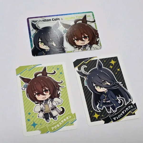 [BUNJANG] Uma Musume Agnes Tachyon / Manhattan Cafe Chips 2 Card FamilyMart Bundle Set / 우마무스메 아그네스 타키온/맨하탄 카페 칩스2 카드 패밀리마트