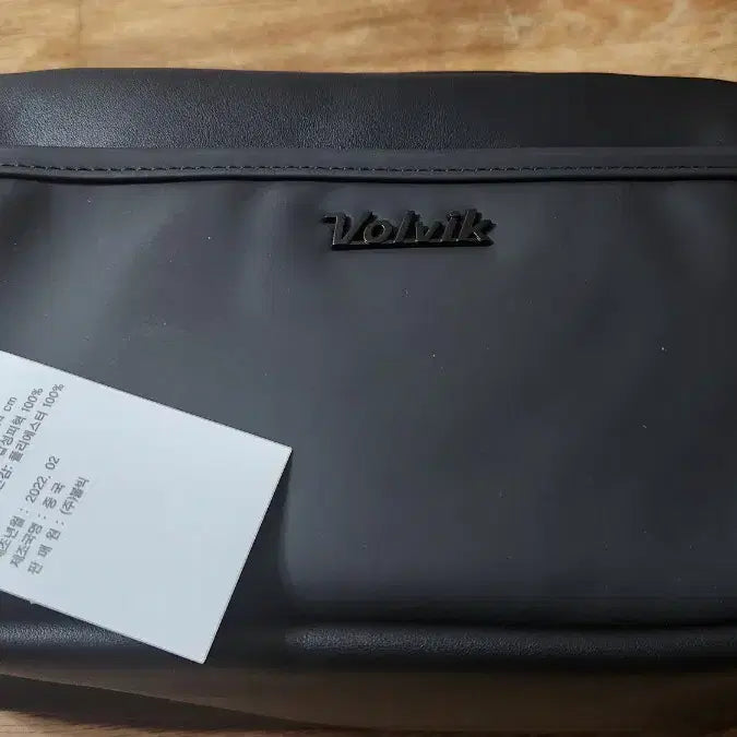 [BUNJANG] Volvik Two-Zipper Golf Pouch Clutch Bag (Black, New) / [미개봉/새상품] 볼빅(Volvik) 투지퍼 골프 파우치 클러치백
