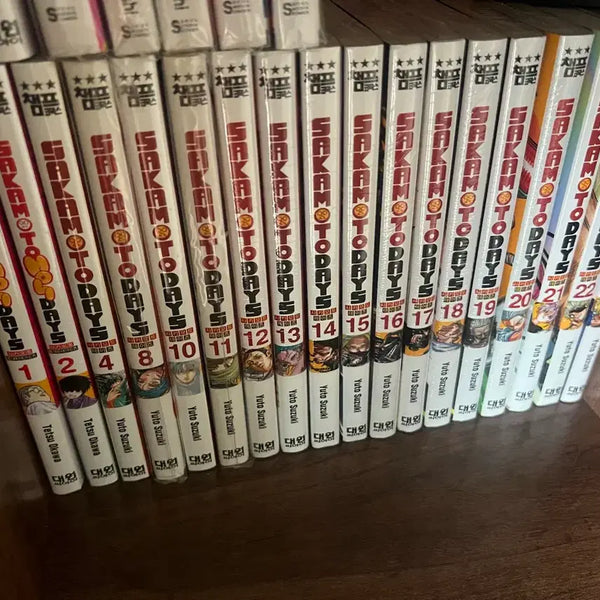 [BUNJANG] Sakamo Days Manga Volumes 4, 8, 10-25 / 사카모토 데이즈 만화책 4,8,10~25권 세트