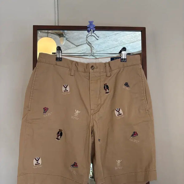 [BUNJANG] Polo Ralph Lauren Embroidered Shorts / 폴로 랄프로렌 자수 반바지