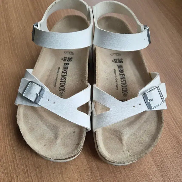 [BUNJANG] Birkenstock Rio White Women's Sandals 230 / 버켄스탁 리오 화이트 여성 샌들 230