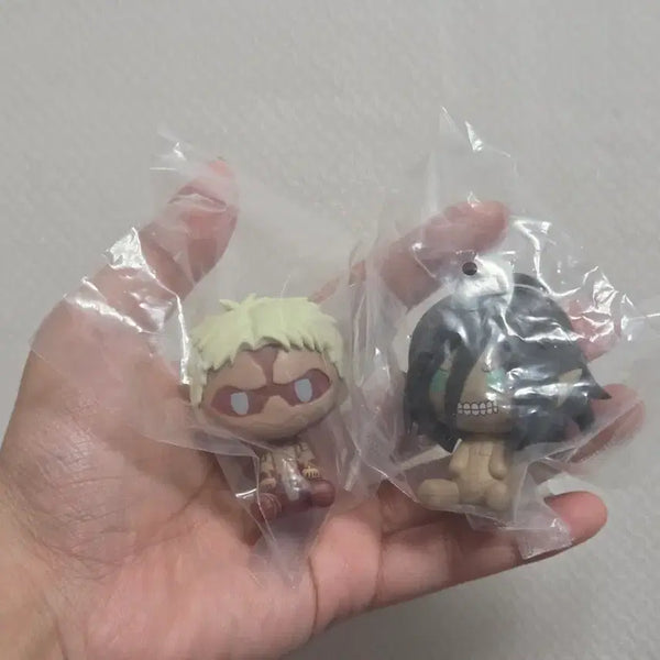 [BUNJANG] Attack on Titan Ichiban Kuji Chokonokko Figure Eren Titan, Armored Titan Bundle Set / (일괄) 진격의 거인 제일복권 I상 에렌거인, 갑옷거인 쵸코노코 피규어