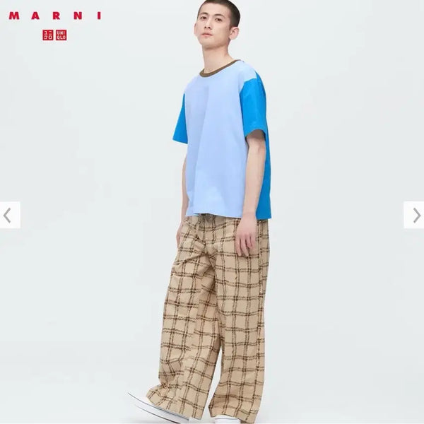 [BUNJANG] Uniqlo MARNI Easy Wide Fit Pants (Size S) / S 유니클로 마르니 이지 와이드핏 팬츠