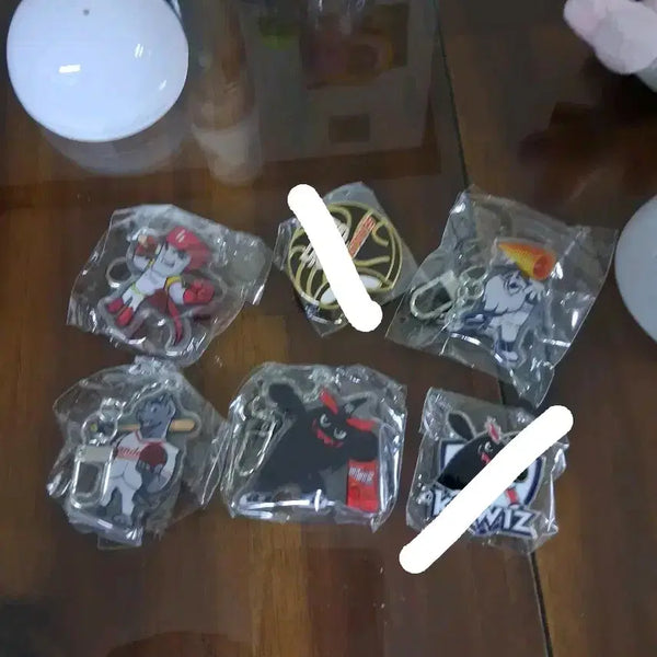 [BUNJANG] Lotte Wellfood KBO Keychain / 롯데웰푸드 kbo 키링(1개당)