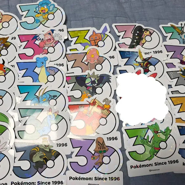 [BUNJANG] Pokemon 30th Anniversary Sticker Trading / 포켓몬 30주년 스티커 교환
