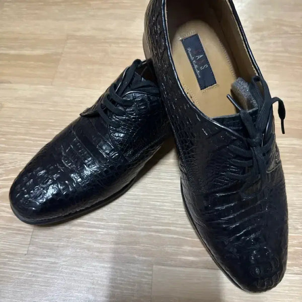 [BUNJANG] DAKS Black Crocodile Leather Shoes / DAKS 닥스 블랙 악어가죽 구두