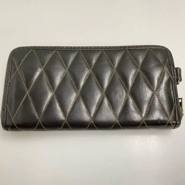 [BUNJANG] Toyo's McCoy Diamond Quilting Long Wallet / 토이즈 맥코이 다이아 퀼팅 장지갑