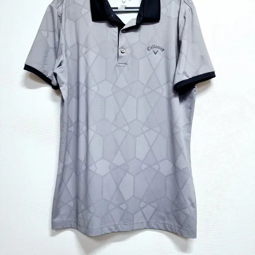 [BUNJANG] Callaway Men's Grey Golf T-Shirt Size 100 / 캘러웨이 남성 그레이 골프 반팔티100