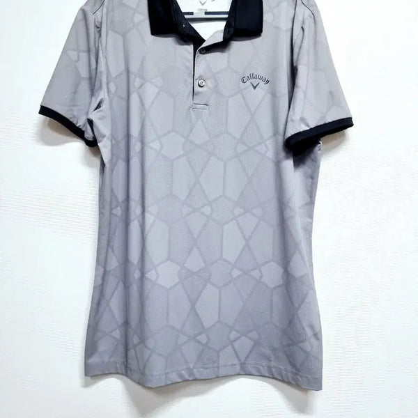 [BUNJANG] Callaway Men's Grey Golf T-Shirt Size 100 / 캘러웨이 남성 그레이 골프 반팔티100