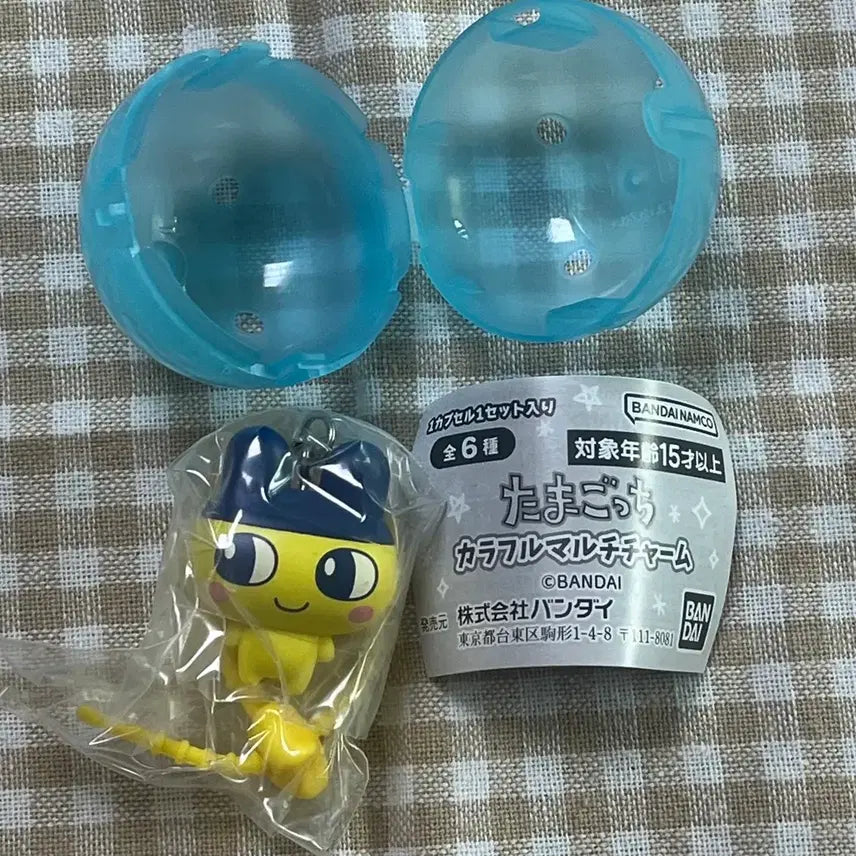 [BUNJANG] Tamagotchi Colorful Multi Charm Gacha Keychain Mamechi / 다마고치 컬러풀 멀티참 가챠 키링 마메치