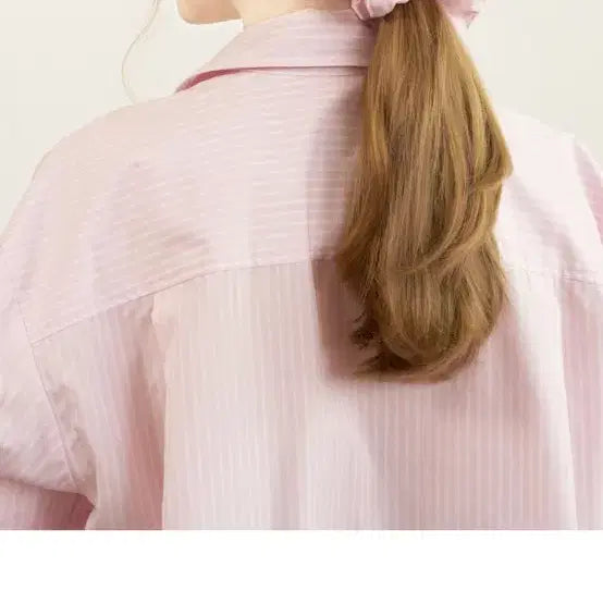 [BUNJANG] LAPLA Peony Stripe Shirt / 라플라 피오니 스트라이프 셔츠