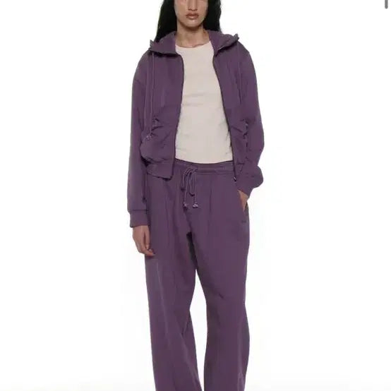 [BUNJANG] Partimento Wide Leg Balloon Sweatpants Purple M / PWC 와이드 레그 벌룬 스웻팬츠 퍼플 M